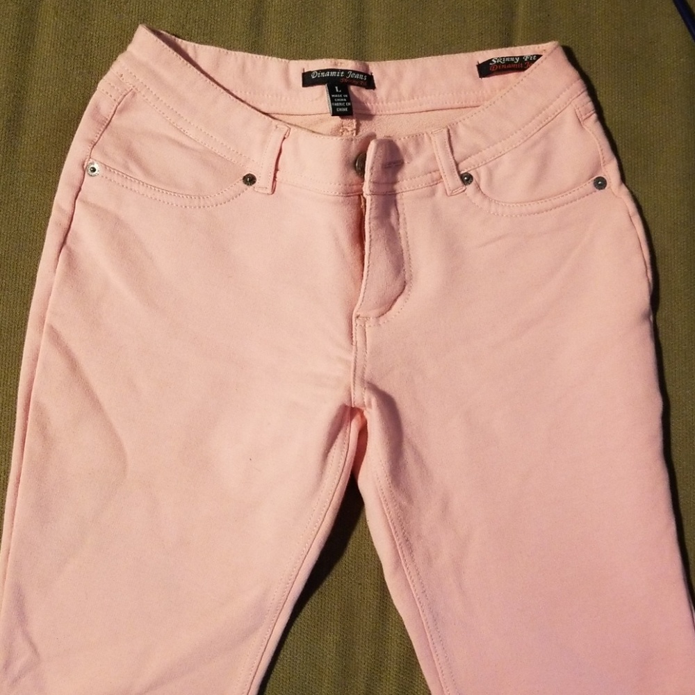 Pink jeggings